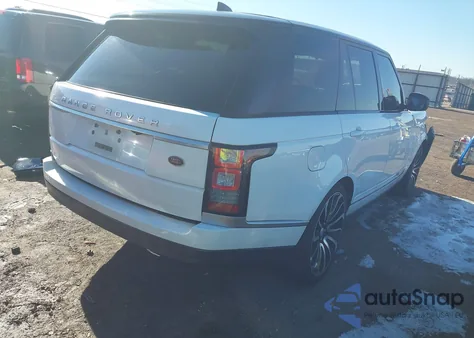 2017 Land Rover Range Rover 3.0L V6 Turbocharged Diesel Td6 из США, поврежденный, VIN SALGR2FK5HA356094